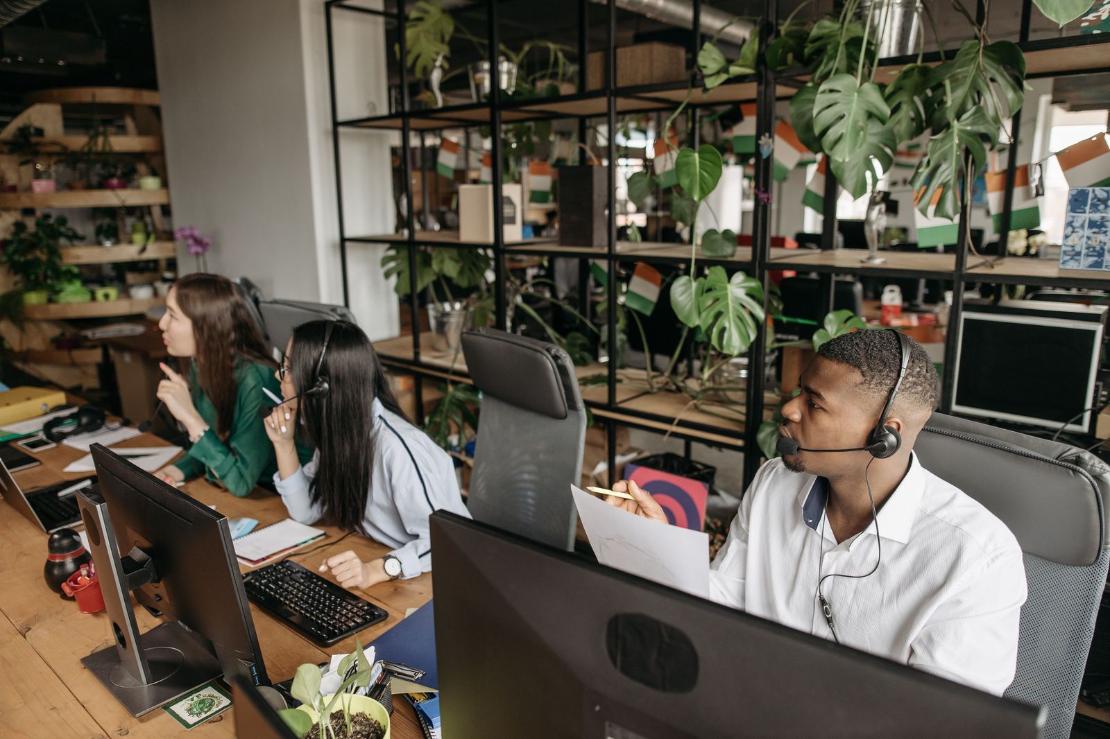 The desk: dispatch and coordination, staffed across time zones