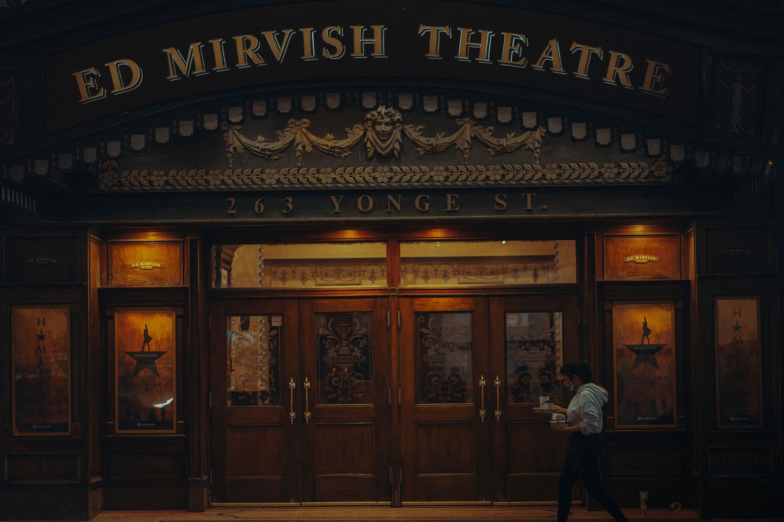 Stage door, not front door: the celebrity car at a venue's secondary entrance